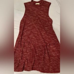 Sleeveless Ultra Flirt Red Knit Dress